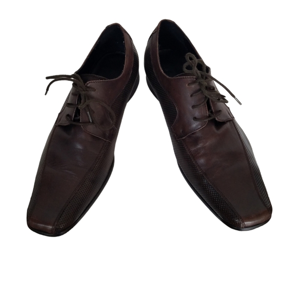 Kenneth Cole Reaction Brown Dress Shoes Size 9M - Picture 2 of 7